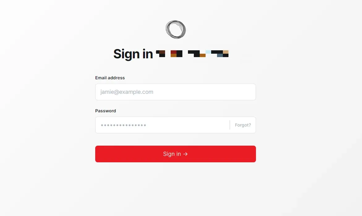 1. Login Ghost Admin