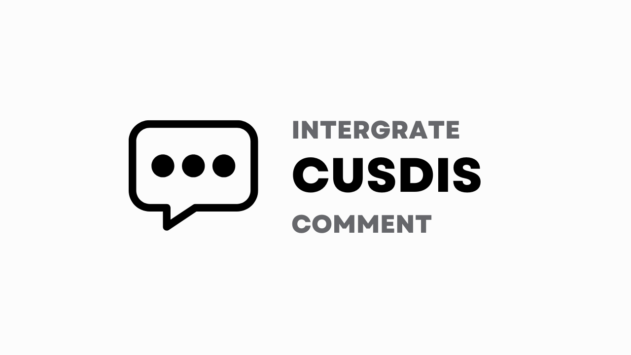 Add free Cusdis comments to ghost to increase conversions