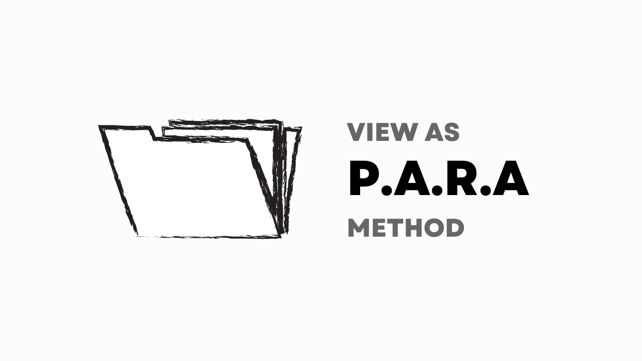 Boost writing productivity in ghost with the PARA Method