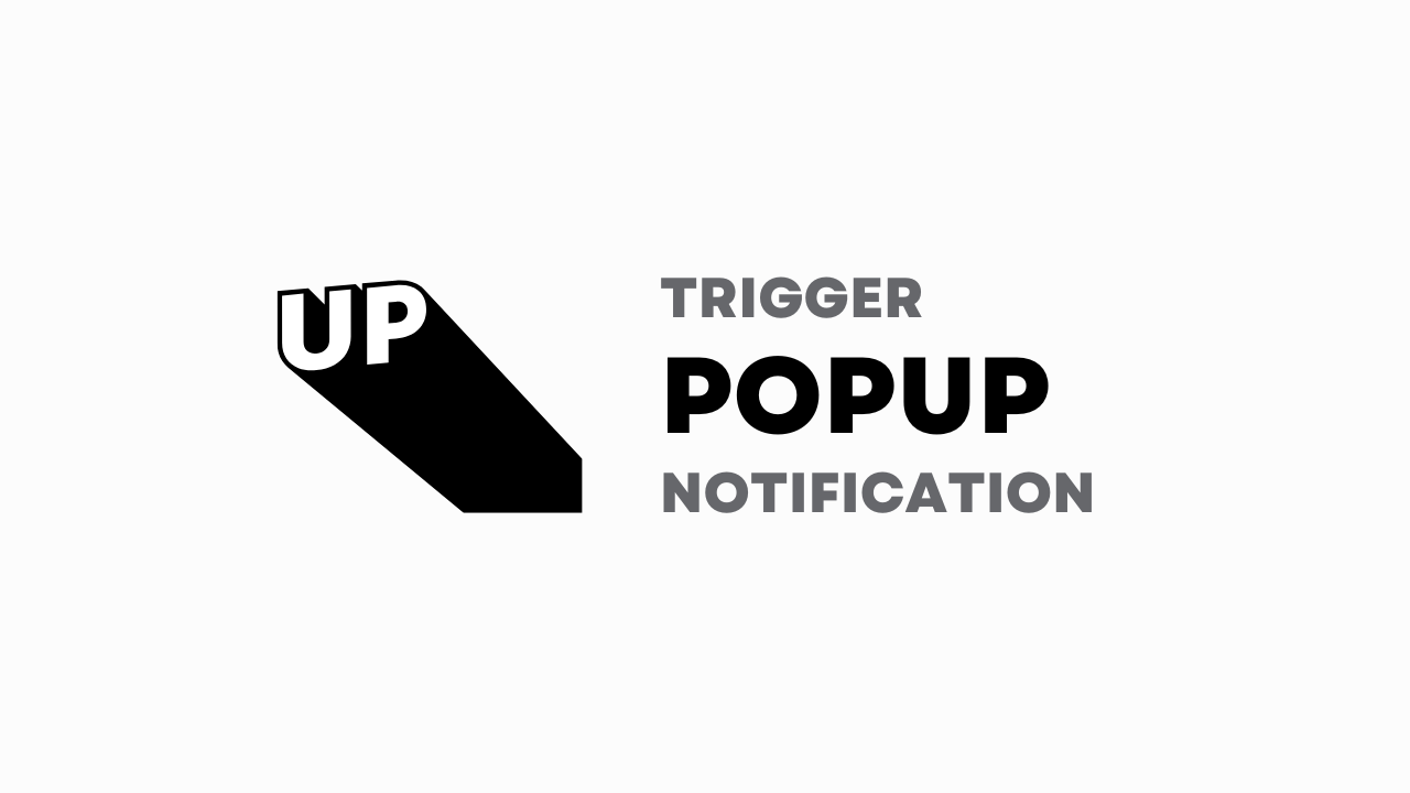 Simple tips for creating ghost notification popups