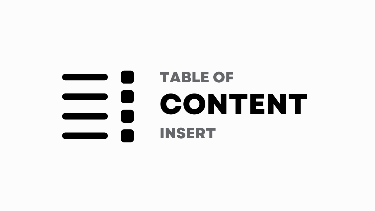 Simple way to create a table of contents for ghost articles