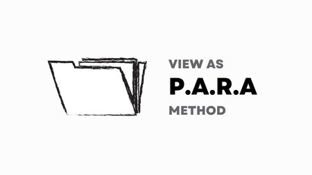 Boost writing productivity in ghost with the PARA Method