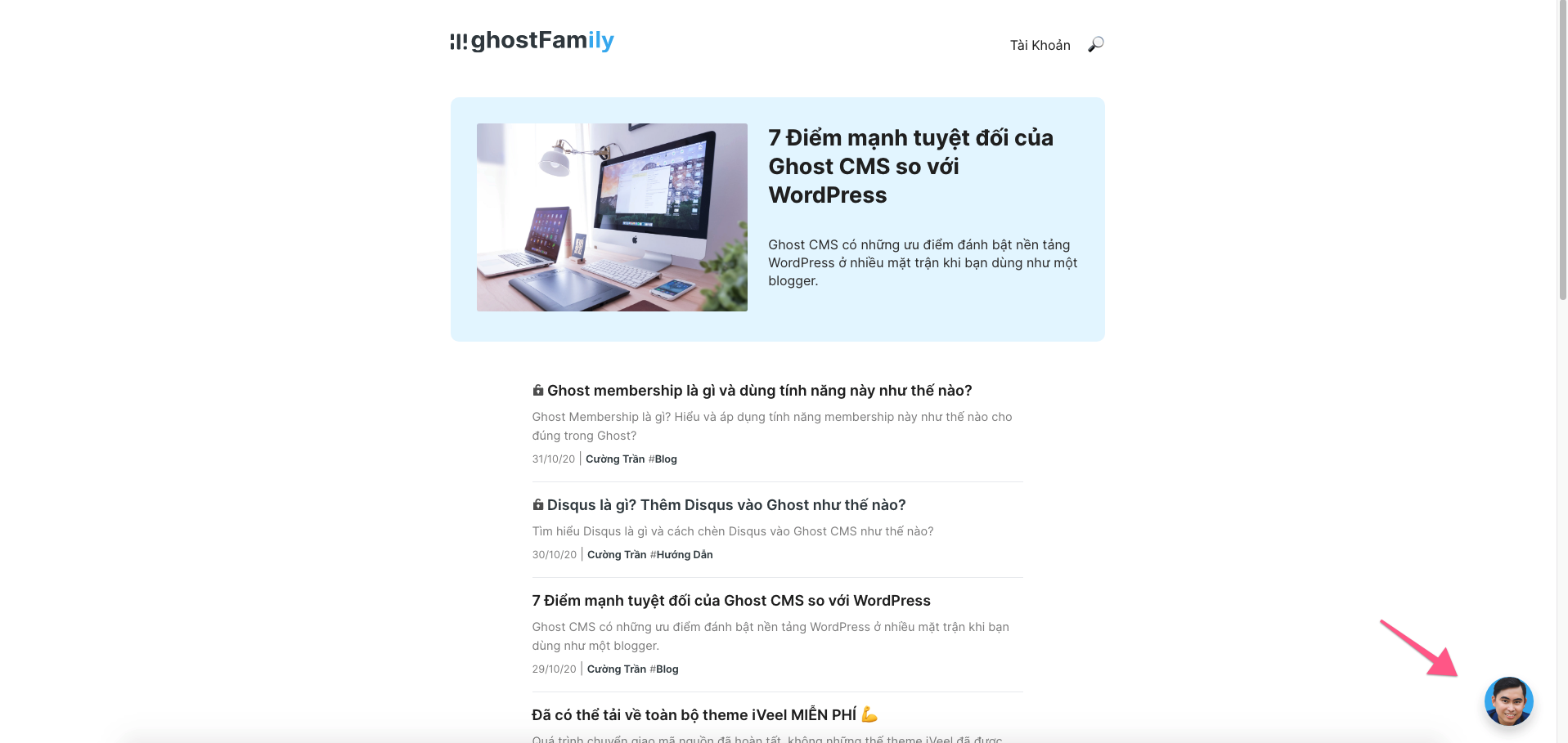 Tính năng Show Portal Button
