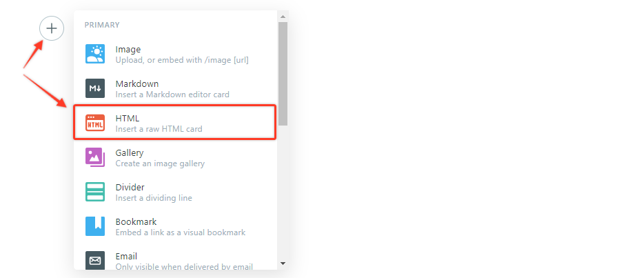 Dùng HTML block