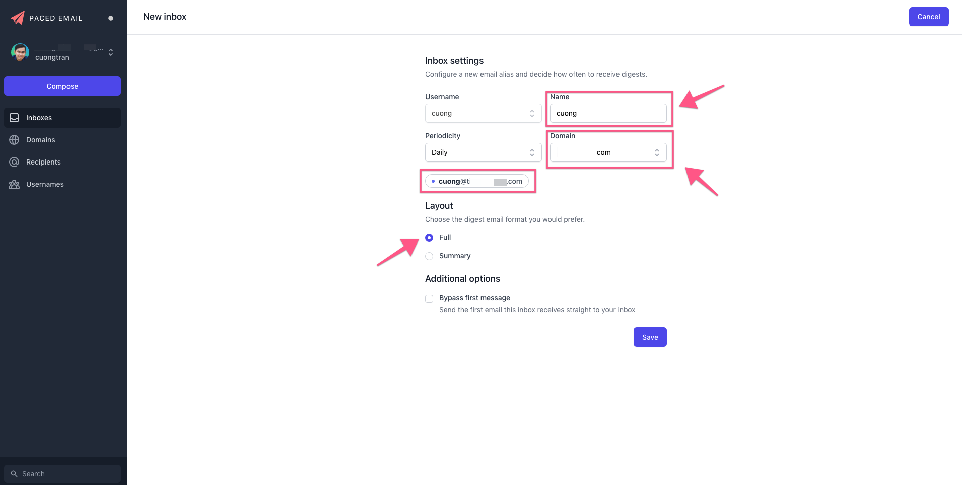 Add Custom Alias