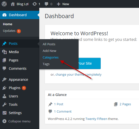 Categories và Tags (WordPress)