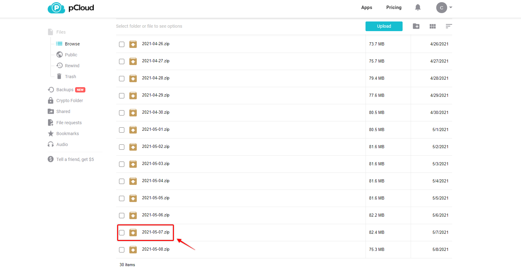 Mỗi backup zip chính là thư mục content Ghost của bạn