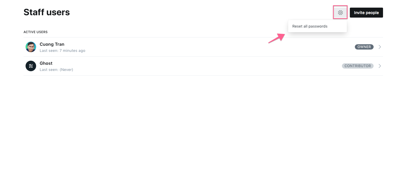 Tính năng mới Reset All Passwords