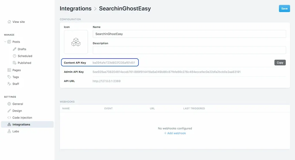 Hướng dẫn thêm công cụ tìm kiếm "Search" vào Ghost