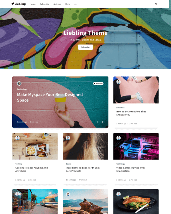 Top 5 theme Ghost miễn phí thích hợp cho người mới bắt đầu