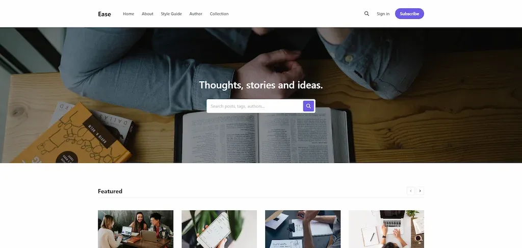 Ease Theme