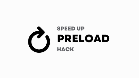 Mẹo tăng tốc độ site ghost với preload